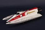 Hornet Formula-1 Tunnel Hull with 540 Outboard Motor R/C Racing Boat (750mm)