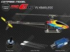 Compass Atom 6HV FlybarLess 3D CF ARF Kit w/ BL Motor + 70A BESCF Blade  