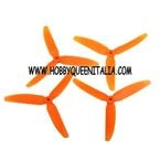 4 x Gemfan 5030 5030R 3-Blades CW CCW Propeller for Micro QuadCopter Multicopter (Orange)