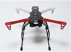 REPTILE500-V3 Quad-Copter Frame With Crab Landing Gear (White/Red)