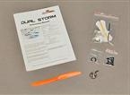 HobbyKing Dual Storm F3P Ultralite EPS Indoor 3D Biplane w/Motor 850mm (KIT)