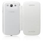 Custodia originale Samsung Flip Cover in simil pelle bianco