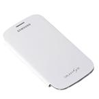 Custodia originale Samsung Flip Cover in simil pelle bianco