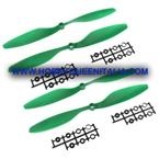 2 Sets Carbon Nylon 10x4.5 inch 1045 / R CW CCW Green Propeller, Multi-Copter Clockwise Rotating / Counter (Green)