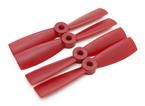 Diatone Bull Nose Plastic Propellers 4 x 4.5 (CW/CCW) (Red) (2 Pairs)