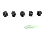 DIN 12.9 Cone Point Set Screws M4x4 (5pcs) - Goblin 500/630/700/770