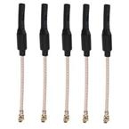 PCS 6.5cm 65mm 5.8G 2dBi U.FL IPEX IPX FPV Omni-Directional Brass Antenna RG178 RC Drone 