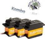 3 x Savox SB-2271 SG HV Brushless Servo