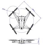 JR NINJA 400MR 3D Quadrocopter inkl. Elektronik, Motor & Regler