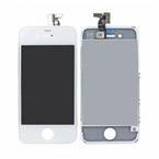 3 in 1 ( LCD Original Version, Touch pad OEM Version, LCD Frame OEM Version) for iPhone 4, White color 