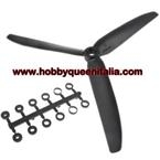 4 x GWS 9050 3-blade Counter Rotating Propeller 9050R 9x5 