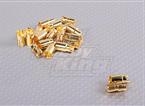 HXT 6mm Sprung Gold Connectors una coppia